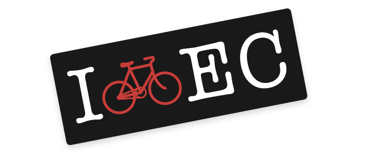I Bike EC Sticker